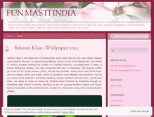 Tablet Screenshot of funmastiindia.wordpress.com