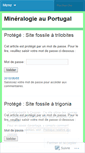 Mobile Screenshot of mineralogie.wordpress.com