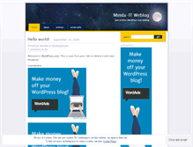 Tablet Screenshot of mindait.wordpress.com