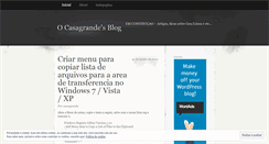 Desktop Screenshot of ocasagrande.wordpress.com