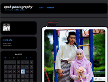 Tablet Screenshot of apekphotography.wordpress.com