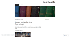 Desktop Screenshot of popnoodle.wordpress.com