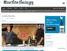 Tablet Screenshot of newecoenergy.wordpress.com