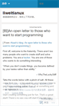 Mobile Screenshot of liweitianux.wordpress.com