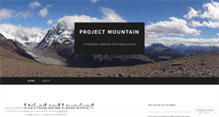 Desktop Screenshot of mountaincaro.wordpress.com