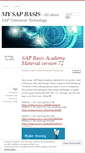 Mobile Screenshot of mysapbasis.wordpress.com