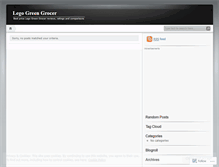 Tablet Screenshot of legogreengrocer.wordpress.com