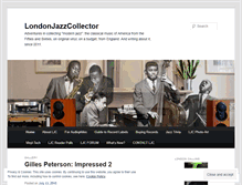 Tablet Screenshot of londonjazzcollector.wordpress.com