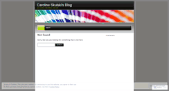 Desktop Screenshot of carolineskulski.wordpress.com