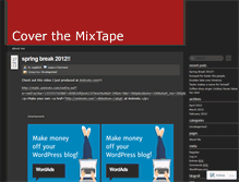 Tablet Screenshot of coverthemixtape.wordpress.com