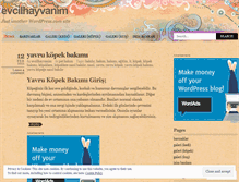 Tablet Screenshot of evcilhayvanim.wordpress.com