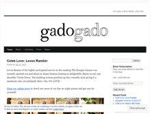 Tablet Screenshot of gadogadoapparel.wordpress.com