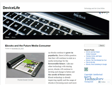 Tablet Screenshot of devicelife.wordpress.com