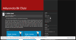 Desktop Screenshot of milyondabirdizisi.wordpress.com