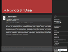 Tablet Screenshot of milyondabirdizisi.wordpress.com