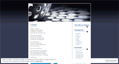 Desktop Screenshot of mirrorpalace.wordpress.com