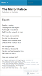 Mobile Screenshot of mirrorpalace.wordpress.com