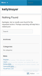 Mobile Screenshot of kellylmayer.wordpress.com