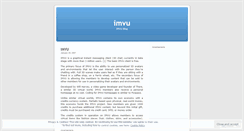 Desktop Screenshot of imvu.wordpress.com