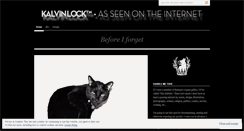 Desktop Screenshot of kalvinlock.wordpress.com