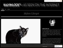 Tablet Screenshot of kalvinlock.wordpress.com