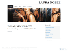 Tablet Screenshot of lauranoble.wordpress.com