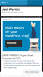 Mobile Screenshot of jediworldly.wordpress.com