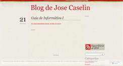 Desktop Screenshot of jcaselin.wordpress.com