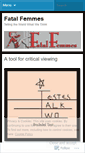 Mobile Screenshot of fatalfemmes.wordpress.com