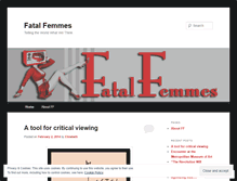 Tablet Screenshot of fatalfemmes.wordpress.com