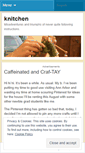 Mobile Screenshot of knitchen.wordpress.com