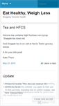 Mobile Screenshot of eatlessweighless.wordpress.com