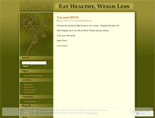 Tablet Screenshot of eatlessweighless.wordpress.com