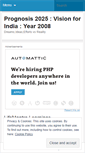 Mobile Screenshot of prognosis2025.wordpress.com