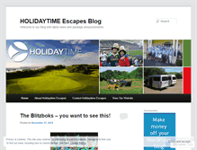 Tablet Screenshot of holidaytimeescapes.wordpress.com