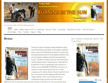 Tablet Screenshot of burninginthesun.wordpress.com