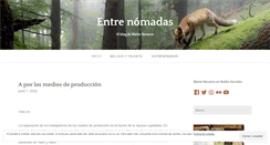 Desktop Screenshot of entrenomadas.wordpress.com