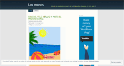 Desktop Screenshot of losmonos.wordpress.com