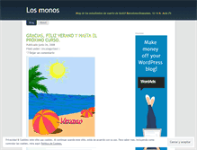 Tablet Screenshot of losmonos.wordpress.com