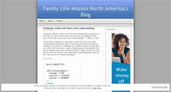 Desktop Screenshot of familylifemissionna.wordpress.com