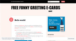 Desktop Screenshot of freeecards22.wordpress.com