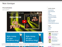 Tablet Screenshot of noixvomique.wordpress.com