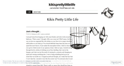 Desktop Screenshot of kikisprettylittlelife.wordpress.com