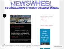 Tablet Screenshot of newswheel.wordpress.com