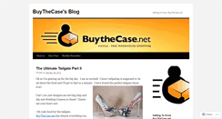 Desktop Screenshot of buythecase.wordpress.com