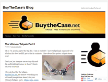 Tablet Screenshot of buythecase.wordpress.com