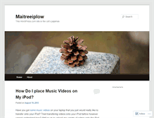 Tablet Screenshot of maitreeiplow.wordpress.com
