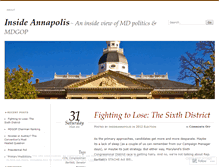 Tablet Screenshot of insideannapolis.wordpress.com