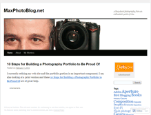 Tablet Screenshot of maximegousse.wordpress.com