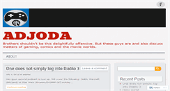 Desktop Screenshot of adjoda.wordpress.com